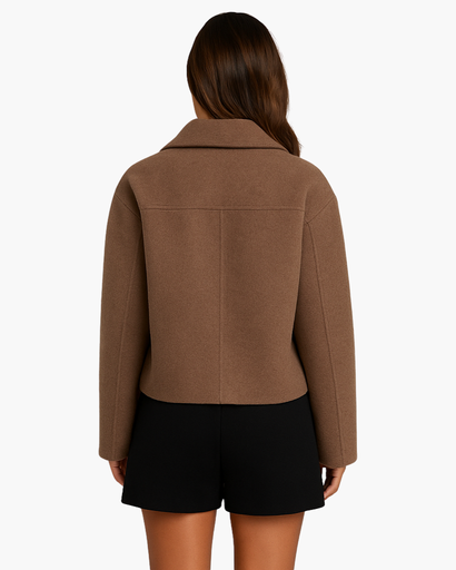Veste Courte Oversize Femme – Élégant Manteau d’Hiver Chic et Confortable