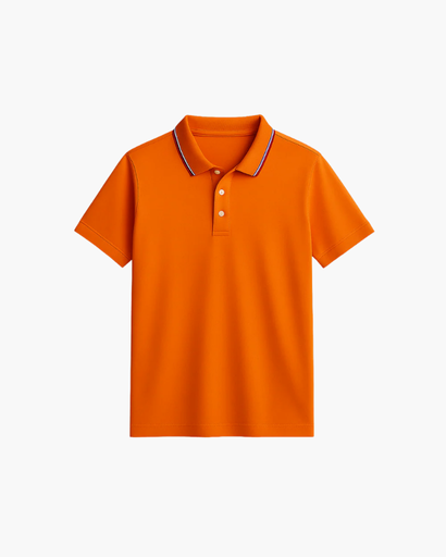 Polo Homme Élégant – Coupe Classique à Col Boutonné
