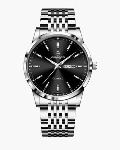 Montre Classique avec affichage du jour et de la date pour homme