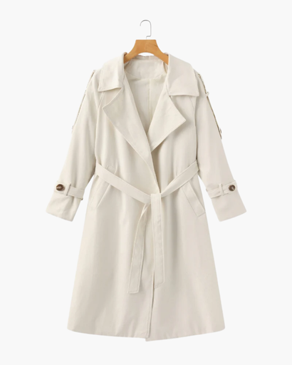 Trench Femme Élégant avec Ceinture Ajustable