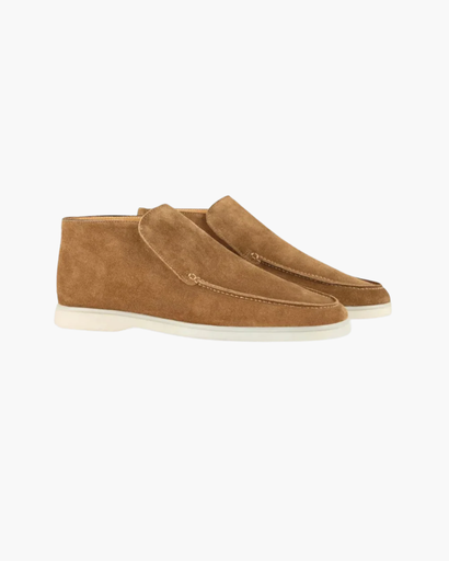 Mocassins montants homme avec finition soignée
