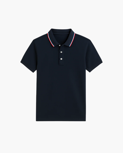 Polo Homme Élégant – Coupe Classique à Col Boutonné