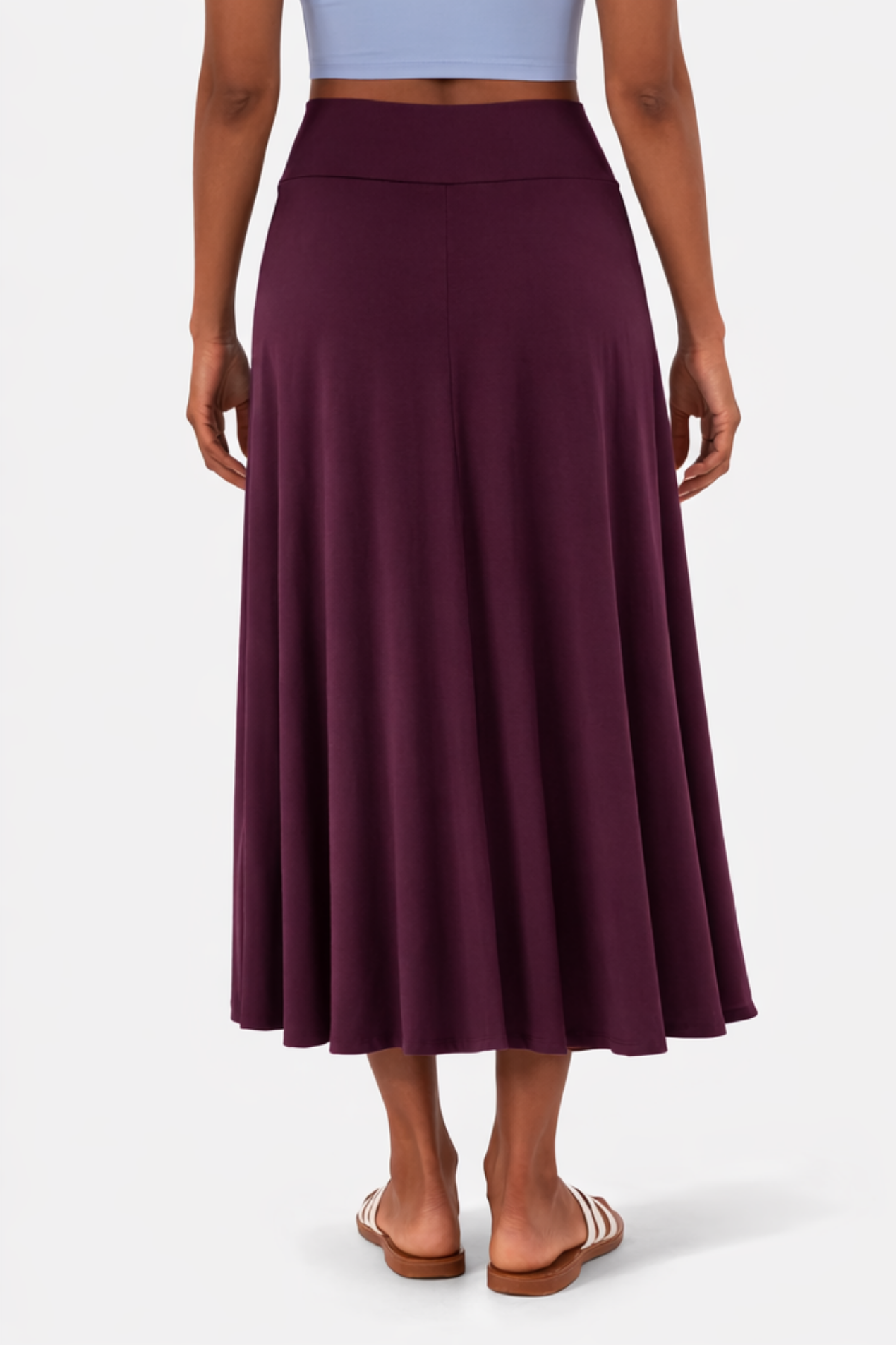 Jupe Maxi Femme Satin Taille Haute – Fente Latérale & Coupe Croisée | Soirée Élégante