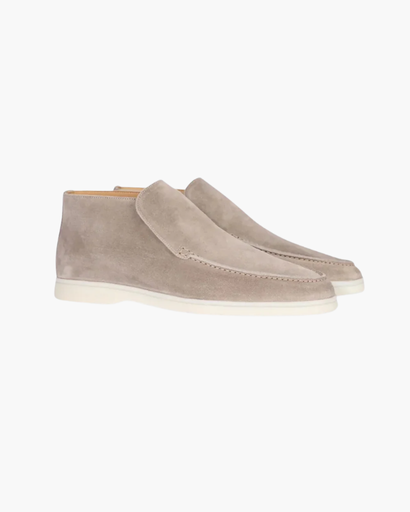 Mocassins montants homme avec finition soignée
