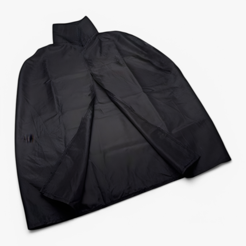 Ensemble costume de sorcier pour enfant avec cape et chapeau, vue de dos