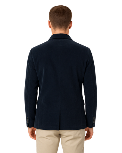 Blazer Homme en Velours Côtelé 100% Coton (Corduroy) – Élégant & Intemporel à Deux Boutons