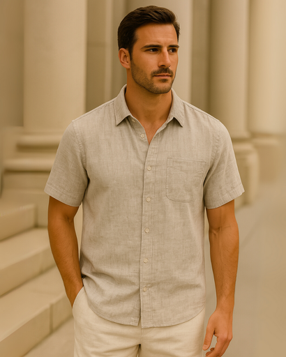 Chemise d’Été à Manches Courtes pour Homme
