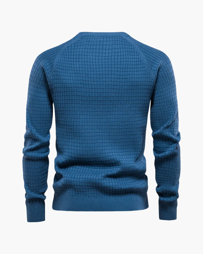 Pull homme à maille texturée et coupe ajustée