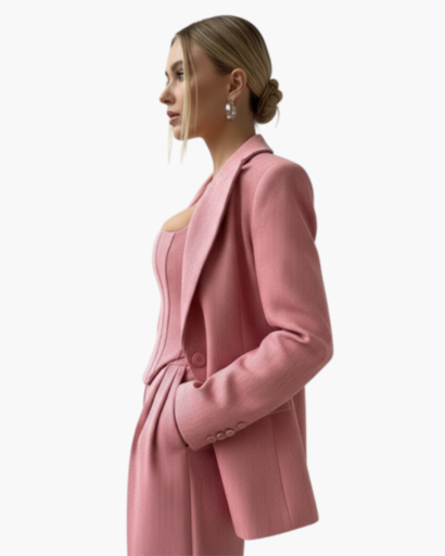 Ensemble Femme Corset Tailleur – Tenue Bureau Élégante | Invitée de Mariage & Style Structuré