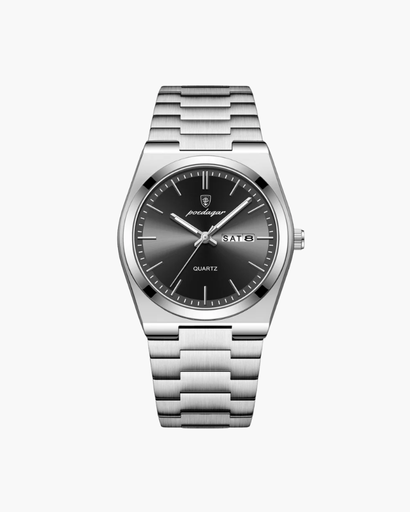 Montre Classique à Bracelet Sculpté