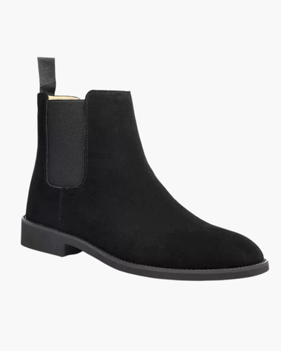 Bottes Chelsea modernes pour hommes avec panneaux élastiques latéraux