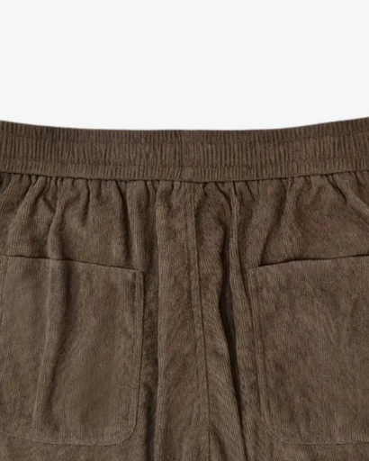 Pantalon Large en Velours Côtelé – Style Décontracté et Élégant