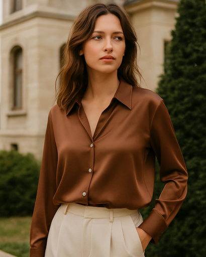 Chemise Fluide à Col Classique