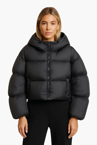 Doudoune Courte Femme | Volume Moderne et Capuche Intégrée