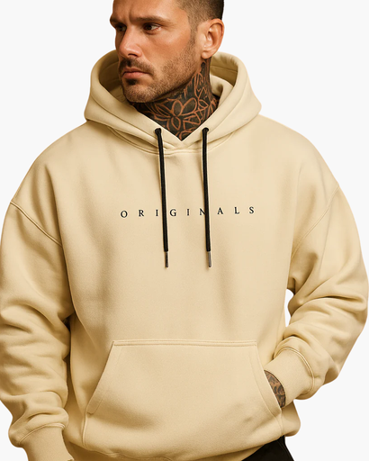 Sweat à Capuche Homme – “Originals” – Style Minimaliste et Confortable