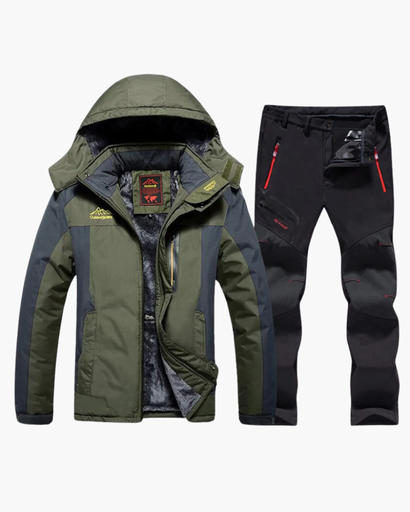 Ensemble de Randonnée pour Homme | Imperméable et Chaud pour l’Hiver