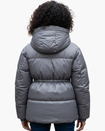 Doudoune Femme Ceinturée à Capuche – Élégance et Chaleur Optimale