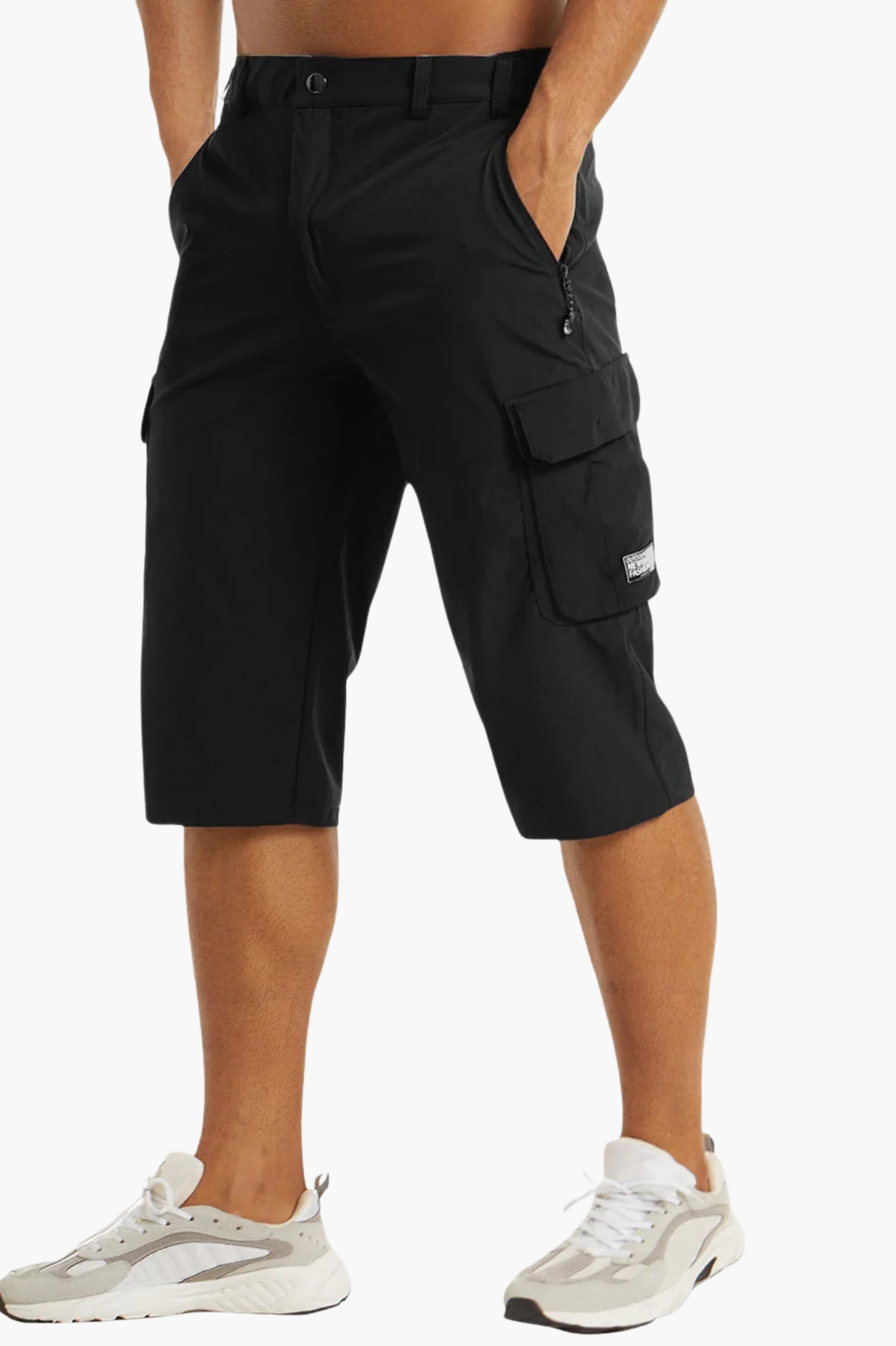 Short Cargo Homme Long – Bermuda Utilitaire Décontracté