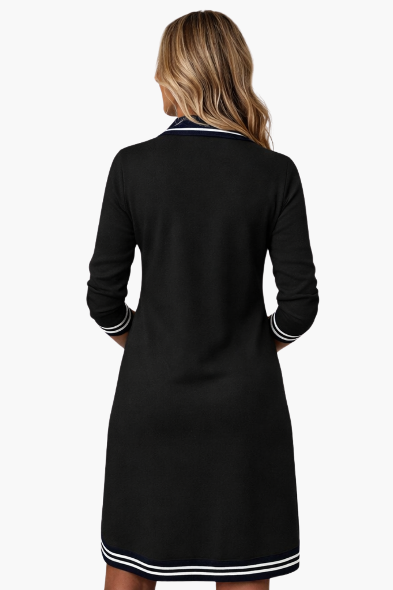 Robe Pull Femme Col Zippé – Style Casual Chic & Sport-Chic | Coupe Droite Flatteuse & Manches Longues