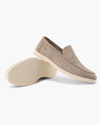 Mocassins à finition veloutée