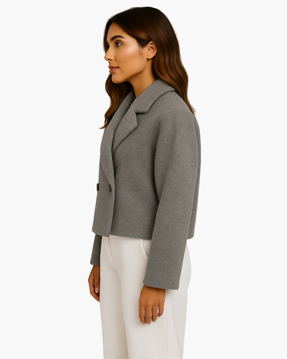 Veste Courte Oversize Femme – Élégant Manteau d’Hiver Chic et Confortable