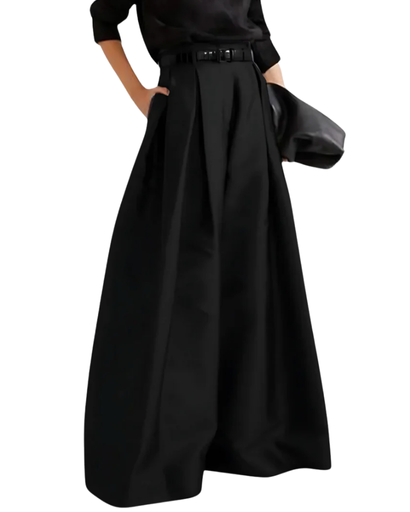 Pantalon Jupe Long Élégant – Taille Haute Femme, Pour Occasions Formelles et Décontractées