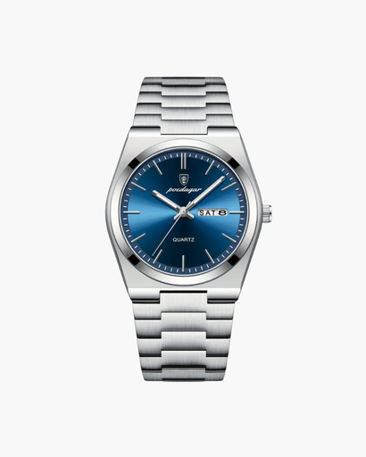 Montre Classique à Bracelet Sculpté