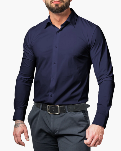 Chemise Homme Extensible | Confort et Élégance Sans Repassage