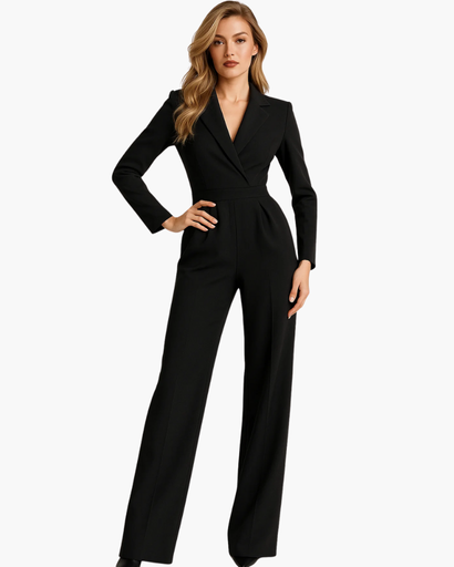 Combinaison Pantalon Élégante pour Femme – Style Tailleur Chic et Moderne