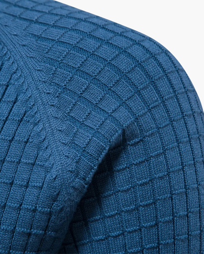 Pull homme à maille texturée et coupe ajustée