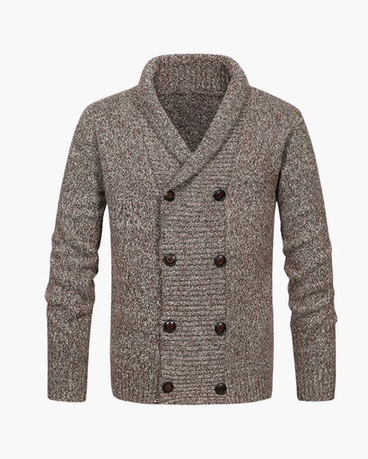 Gilet Homme Croisé à Col Châle