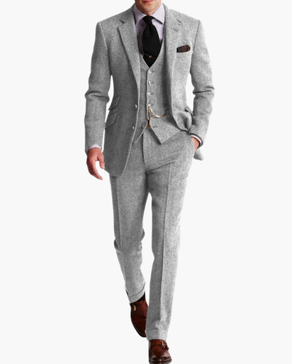 Costume 3 Pièces Homme – Élégance Formelle et Intemporelle