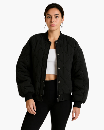 Veste Matelassée Oversize pour Femme – Style Urbain et Confort Douillet