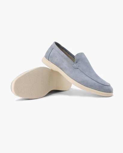 Mocassins à finition veloutée
