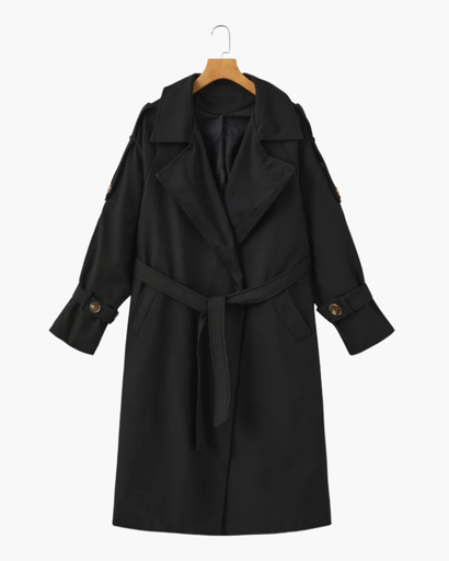 Trench Femme Élégant avec Ceinture Ajustable