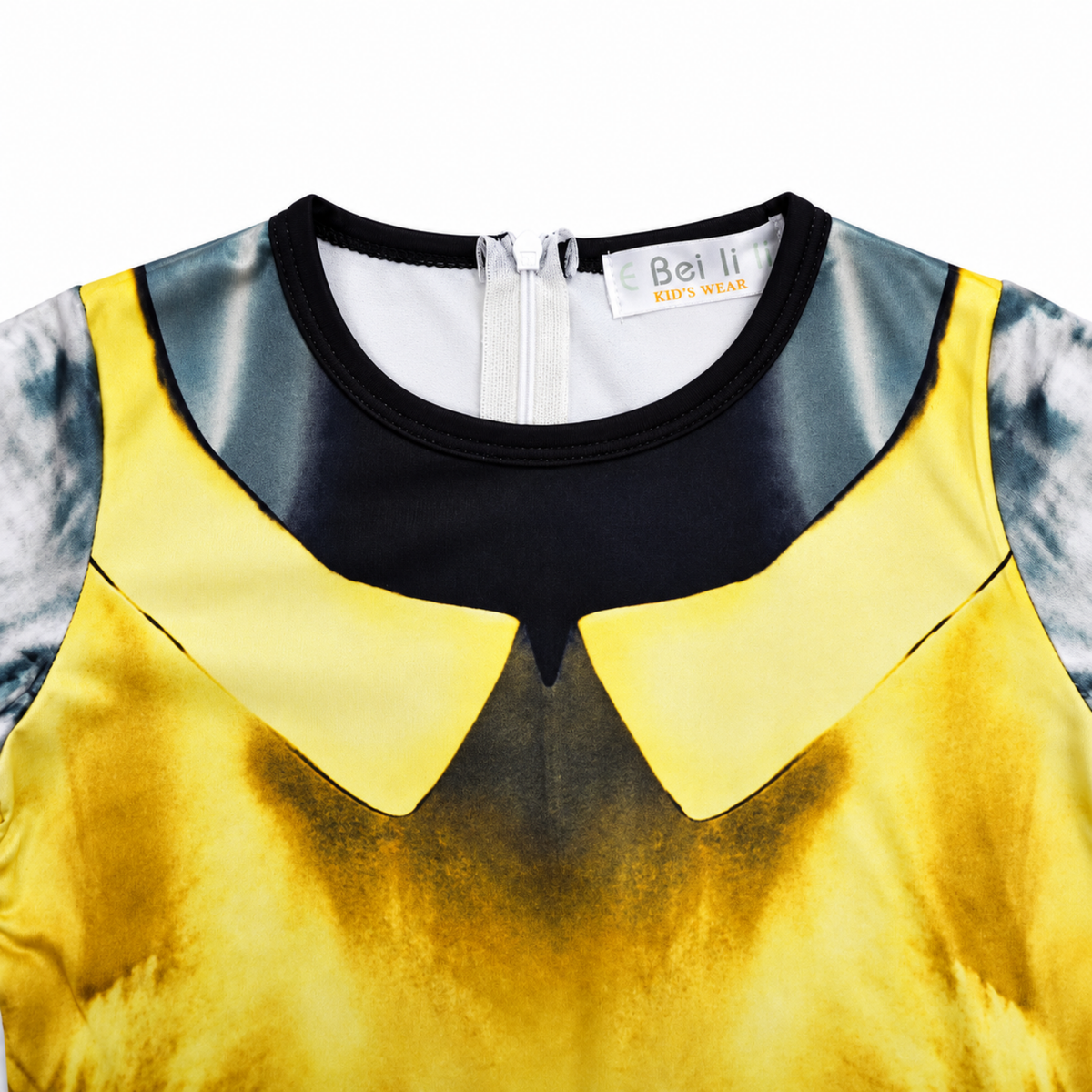 Costume créature des marais, tenue complète portée par un enfant