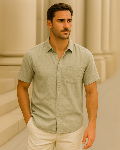 Chemise d’Été à Manches Courtes pour Homme