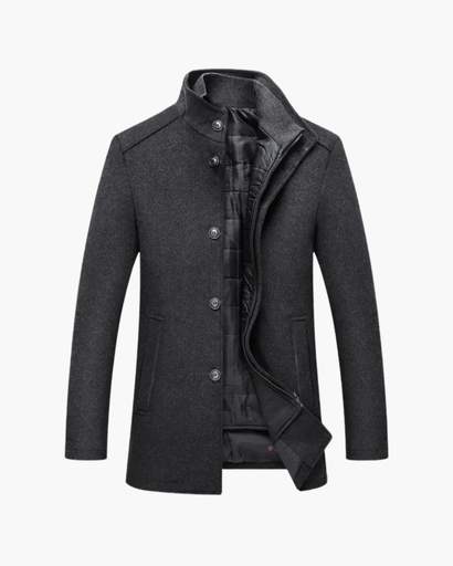 Manteau Homme à Col Montant