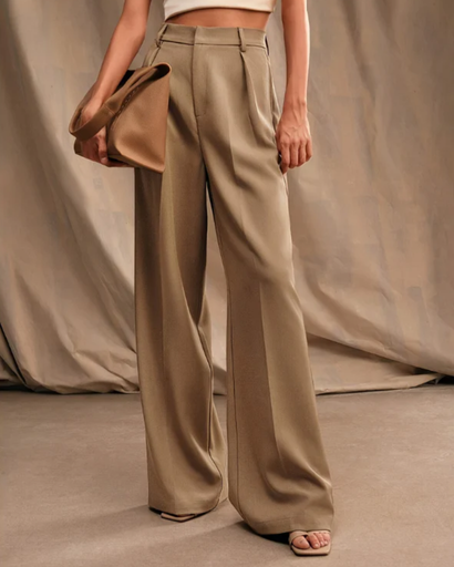 Pantalon Large Taille Haute pour Femme – Élégance et Confort Moderne