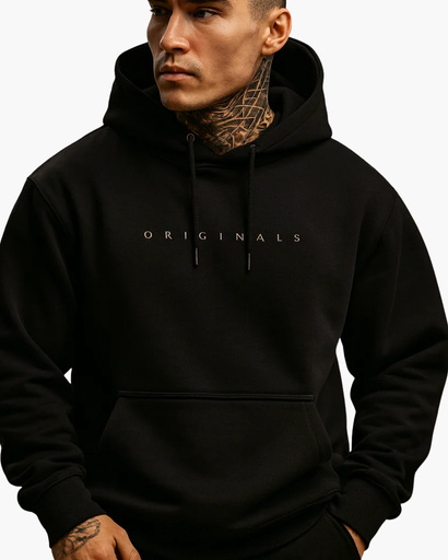 Sweat à Capuche Homme – “Originals” – Style Minimaliste et Confortable