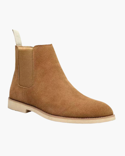 Bottes Chelsea modernes pour hommes avec panneaux élastiques latéraux