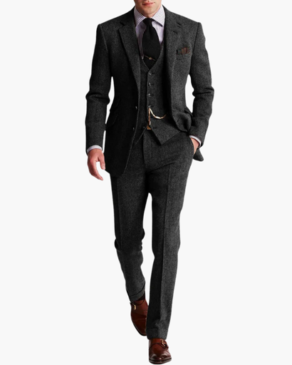 Costume 3 Pièces Homme – Élégance Formelle et Intemporelle