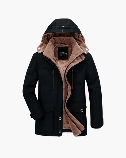 Veste d’Hiver Homme – Manteau Chaud avec Doublure Confortable