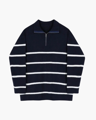 Pull Marin à Rayures – Style Luxe