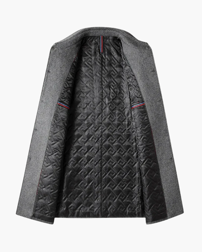 Manteau Homme – Fermeture à Boutons et Poches
