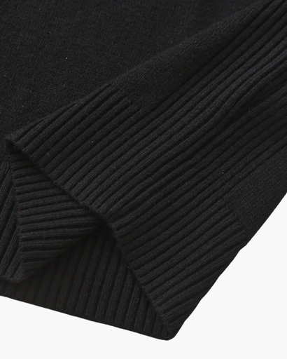 Pull Col Roulé à Maille Fine