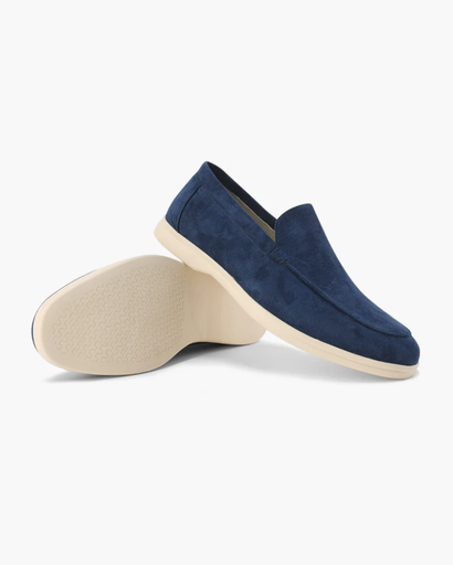 Mocassins à finition veloutée