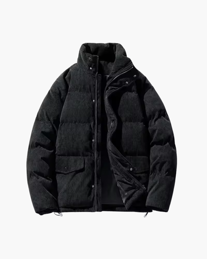 Veste matelassée homme en velours côtelé