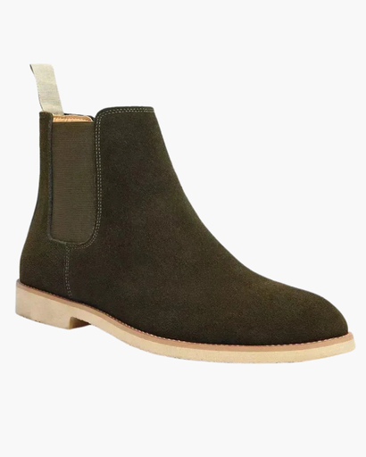 Bottes Chelsea modernes pour hommes avec panneaux élastiques latéraux