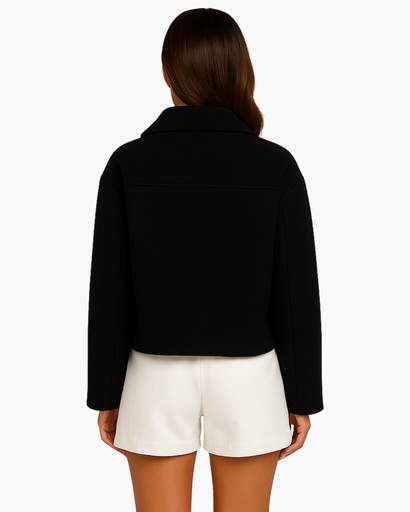 Veste Courte Oversize Femme – Élégant Manteau d’Hiver Chic et Confortable